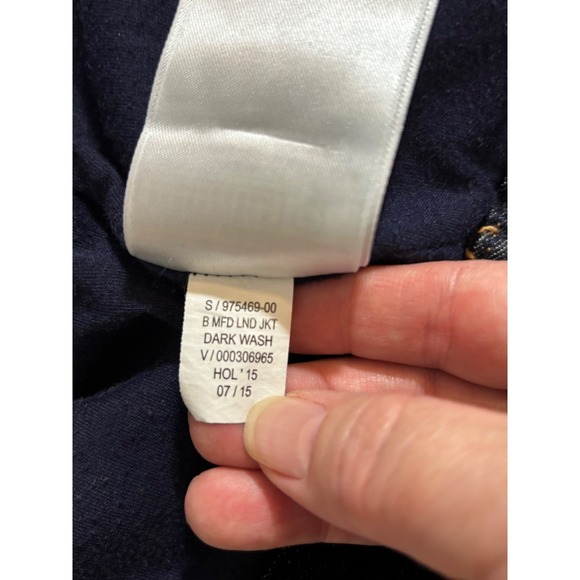 Baby Gap‎ Denim Jacket Dark Wash Jean Coat Copper Buttons 12-18 Months Kids - Picture 5 of 9